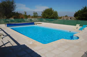 gte rural, piscine, jardin